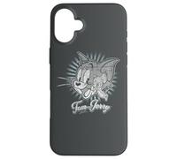 Custodia per iPhone 16 Plus Tom and Jerry Happy Classic Pals