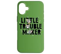 Custodia per iPhone 16 Plus Tom and Jerry Little Trouble Maker