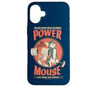 Custodia per iPhone 16 Plus Tom and Jerry Power Mouse