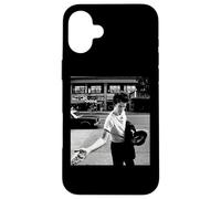 Custodia per iPhone 16 Plus Tom Waits Foto del cantante blues di Tom Traubert di AJ Barratt