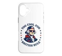 Custodia per iPhone 16 Plus Too Cool for British Rule George Washington Patriot