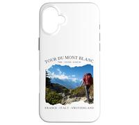 Custodia per iPhone 16 Plus Tour Du Mont Blanc Grandi escursioni d'Europa Escursioni Donna Uomo