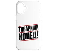 Custodia per iPhone 16 Plus Tovarisi Konyec - Compagni è finita le elezioni ungheresi 2026