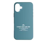 Custodia per iPhone 16 Plus Trekking al campo base dell'Everest, punto panoramico di Kala Patthar 5545m