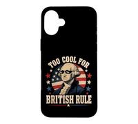 Custodia per iPhone 16 Plus Troppo bello per il meme patriottico del dominio britannico