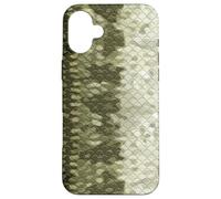 Custodia per iPhone 16 Plus Trotta larga Pesca Pesce Scale Pattern Art