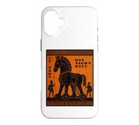 Custodia per iPhone 16 Plus Troy One Night Only Trojan Horse Greco Mitologia Arte