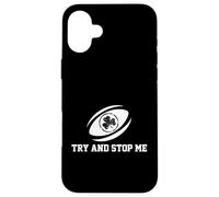 Custodia per iPhone 16 Plus Try and Stop Me Rugby Player Tackle Scrum Sports