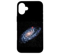Custodia per iPhone 16 Plus Tu sei qui Galaxy Map Universo Pin Via Lattea Posizione