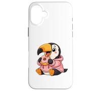 Custodia per iPhone 16 Plus Tucano Mangiare Ciambella Grafica Tucano Kawaii Anime