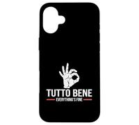 Custodia per iPhone 16 Plus Tutto Bene Tutto Bene Tutto Bene Divertente Italiano