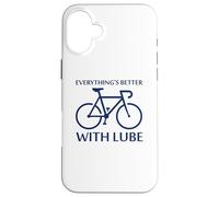 Custodia per iPhone 16 Plus Tutto è meglio con Lube Cycling