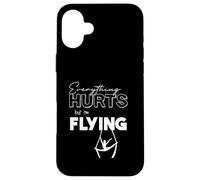 Custodia per iPhone 16 Plus Tutto fa male ma sto volando aerea Lyra, sete, cerchio