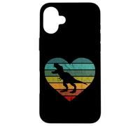 Custodia per iPhone 16 Plus Tyrannosauro Cuore Dino Bambini Dinosauro Sauro T-Rex