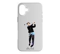 Custodia per iPhone 16 Plus Ufficiale Bing Crosby Pro Golf Swing Black