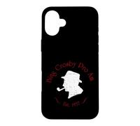 Custodia per iPhone 16 Plus Ufficiale Bing Crosby Silhouette Pro Golf Red and White