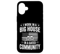 Custodia per iPhone 16 Plus Ufficiale di correzione della comunità recintata della grande casa divertente