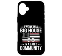 Custodia per iPhone 16 Plus Ufficiale di correzione della comunità recintata della grande casa divertente