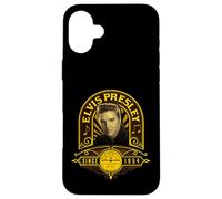 Custodia per iPhone 16 Plus Ufficiale Elvis Presley Portrait Talent The King Sun Records
