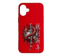 Custodia per iPhone 16 Plus Ufficiale Spiral Oriental Dragon Gothic Fantasy