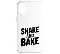 Custodia per iPhone 16 Plus Umorismo culinario retrò classico Shake and Bake