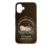 Custodia per iPhone 16 Plus Umorismo della lettura degli amanti dei libri per fan della narrativa e sognatori