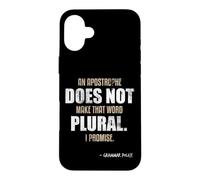 Custodia per iPhone 16 Plus Un apostrofo non rende la parola grammatica inglese plurale