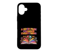 Custodia per iPhone 16 Plus Una buona pagina cambia tutto Design per gli amanti dei libri