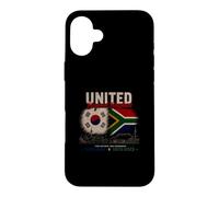 Custodia per iPhone 16 Plus Uniti oltre i confini Corea del Sud Sud Africa Due Nazioni