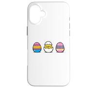 Custodia per iPhone 16 Plus Uovo di Pasqua Caccia Carino Pulcino Animale Amante Bambini Cartoon