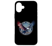 Custodia per iPhone 16 Plus USA Bald Eagle 1776-2026 America 250 Anni Forte
