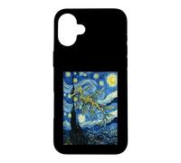 Custodia per iPhone 16 Plus Van Gogh Notte stellata Leafy Sea Dragon Art