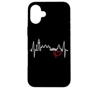 Custodia per iPhone 16 Plus Venezia Skyline Battito del Cuore L'Italia Love Amo Venezia