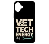 Custodia per iPhone 16 Plus Vet Tech Energy - Stetoscopio tecnico veterinario