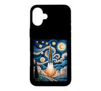 Custodia per iPhone 16 Plus Viaggio di fisica della squadra scientifica del lancio del razzo dello Space Shuttle Nerdy