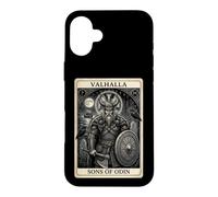 Custodia per iPhone 16 Plus Vichinghi Figli di Odino Norreno Warrior Valhalla Odin Tarocchi