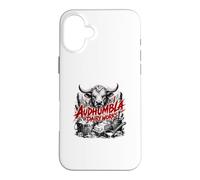 Custodia per iPhone 16 Plus Viking Norse AUDHUMBLA DAIRY WORKS Estetica