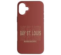 Custodia per iPhone 16 Plus Vintage Bay St. Louis Mississippi