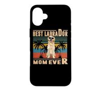 Custodia per iPhone 16 Plus Vintage Best Dog Mom Ever Labrador Retriever Mothers Day