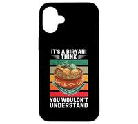 Custodia per iPhone 16 Plus Vintage È un Biryani Penso che non capiresti