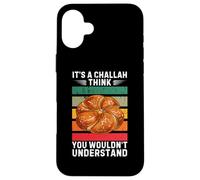 Custodia per iPhone 16 Plus Vintage È un Challah Penso che non capiresti