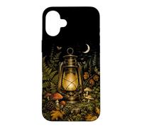 Custodia per iPhone 16 Plus Vintage Foresta Lanterna Autunno Campeggio Natura Boschi For