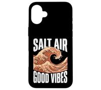 Custodia per iPhone 16 Plus Vintage Japanese Style Crashing Surf Wave Art