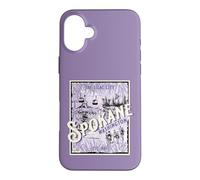 Custodia per iPhone 16 Plus Vintage Spokane Washington The Lilac City Carousel Cascata