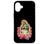 Custodia per iPhone 16 Plus Virgencita La Guadalupana Virgen Morena Patrona de México