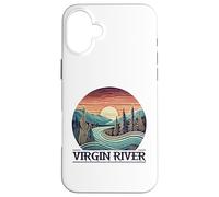Custodia per iPhone 16 Plus Virgin River T-Shirt Retro Minimalist River Virgin