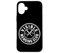 Custodia per iPhone 16 Plus Visible Mending Club Rammendo Visibile Moda Sostenibile