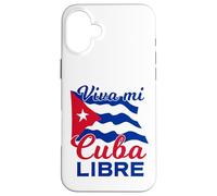 Custodia per iPhone 16 Plus Viva Mi Cuba Libre Sventolando Bandiera Cubana Patriot