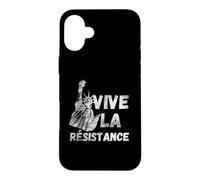 Custodia per iPhone 16 Plus Vive la résistance Ribellione della sfida