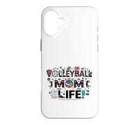 Custodia per iPhone 16 Plus Volleyball Mom Life Volleyball Mama Team Mom Gift